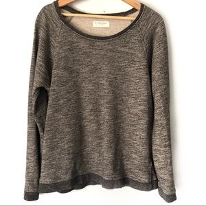Everlane Scoop Crew Neckline Gray Sweater in Large